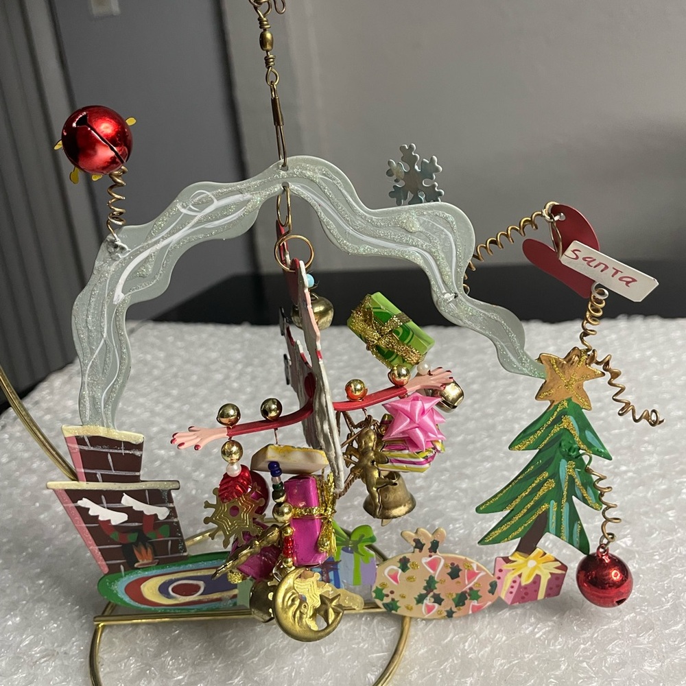 SILVESTRI  Fanciful Flights Ornament Santa SHOPPER